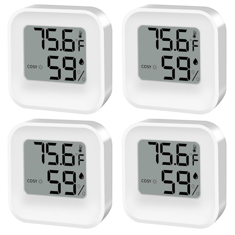 KESHIDE Digital Hygrometer Thermometer for Room Temperature Humidity Meter Indoor Thermometer Accuracy Calibration LCD Temperature Sensor, Bedroom, Baby Room, Office, Greenhouse, Cellar - Image 1